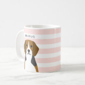Beagle-Tassen Kaffeetasse (Vorderseite Links)
