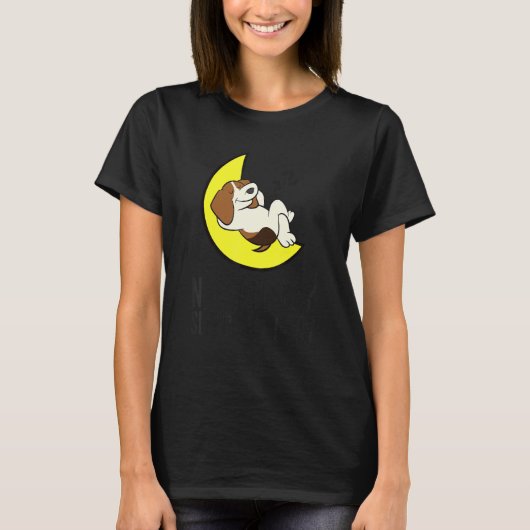 Beagle Tired Nap All Day Sleep All Night Cute Beag T-Shirt (Vorderseite)