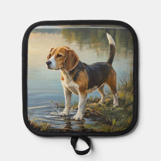 Beagle Topflappen (Vorderseite)