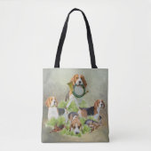 Beagle-Totbeutel Tasche (Vorderseite)