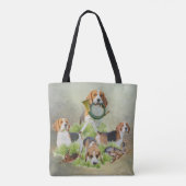 Beagle-Totbeutel Tasche (Rückseite)