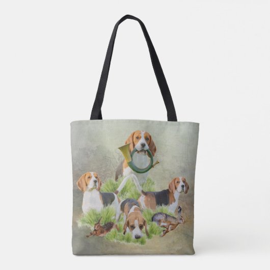 Beagle-Totbeutel Tasche (Rückseite)
