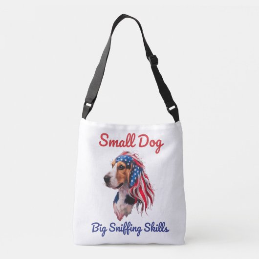 Beagle Tragetaschen Mit Langen Trägern (Rückseite)