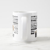 Beagle Traits Jumbo Tasse (Rückseite)