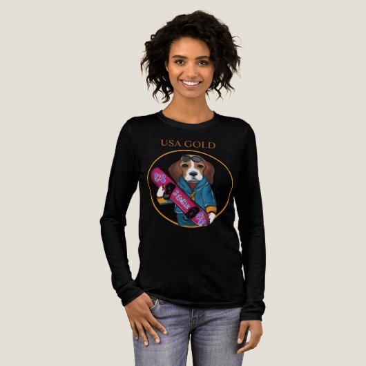 BEAGLE Tri-Blend SHIRT (Volle Vorderseite)