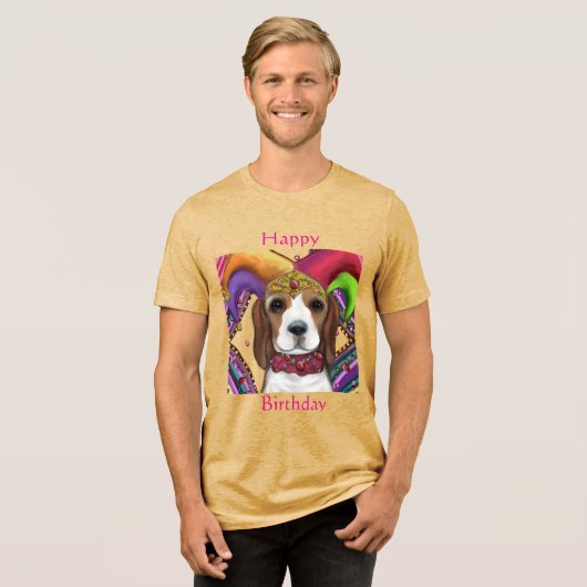 BEAGLE Tri-Blend SHIRT (Vorderseite voll)