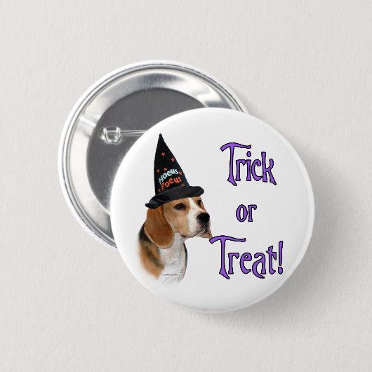 Beagle Trick Button (Vorne & Hinten)