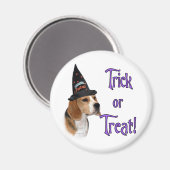 Beagle Trick Magnet (Vorderseite/Rückseite)