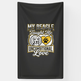 Beagle Unbedingte Liebe Hundebesitzer Banner
