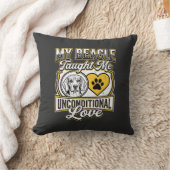 Beagle Unbedingte Liebe Hundebesitzer Kissen (Decke)