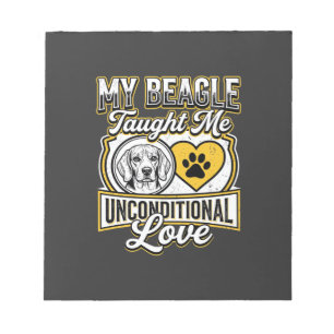 Beagle Unbedingte Liebe Hundebesitzer Notizblock