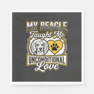 Beagle Unbedingte Liebe Hundebesitzer Serviette