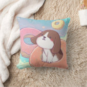 Beagle und Donuts Kissen (Decke)