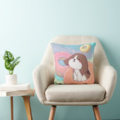 Beagle und Donuts Kissen (Stuhl )