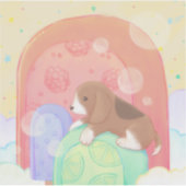 Beagle und Popsicles Aufkleber (Vorderseite)