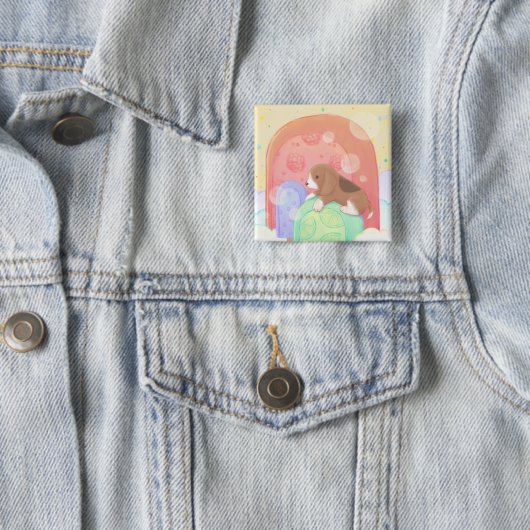 Beagle und Popsicles Button (Beispiel)