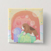 Beagle und Popsicles Button (Vorderseite)