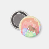 Beagle und Popsicles Magnet (Vorderseite/Rückseite)