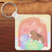 Beagle und Popsicles Schlüsselanhänger (Vorderseite)