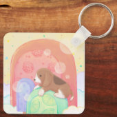 Beagle und Popsicles Schlüsselanhänger (Rückseite)