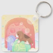 Beagle und Popsicles Schlüsselanhänger (Rückseite)