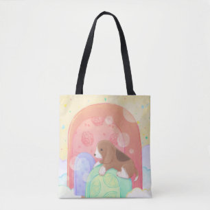 Beagle und Popsicles Tasche