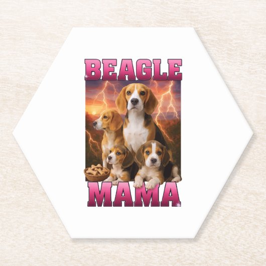 Beagle Untersetzer (Vorderseite)