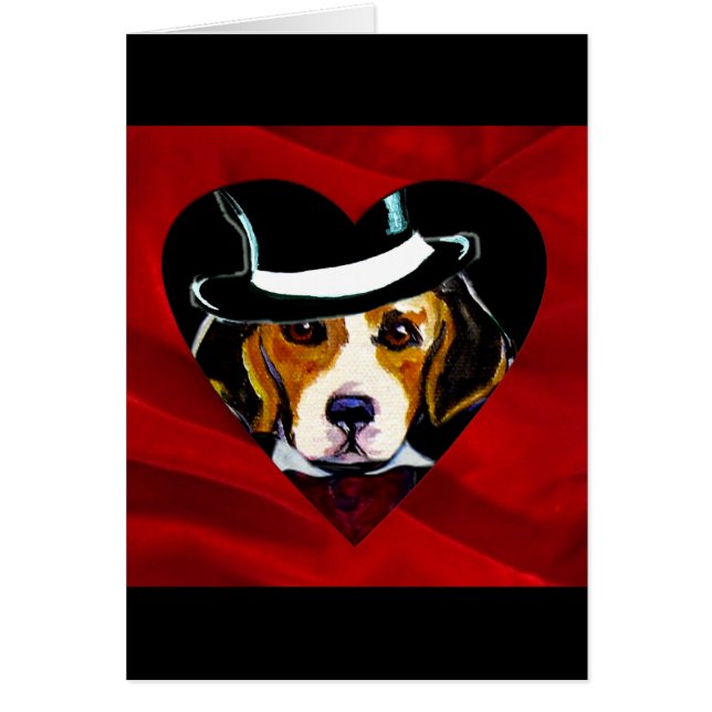 Beagle Valentine Geschenke (Vorne)