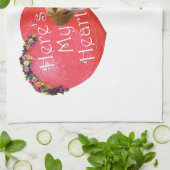 Beagle Valentine Handtuch (Gefaltet)