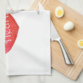 Beagle Valentine Handtuch (Viertel Falte)