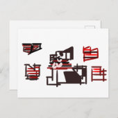 Beagle valentine postkarte (Vorne/Hinten)