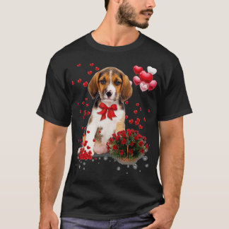 Beagle Valentinstag Shirt Funny Dog Lover Happy 