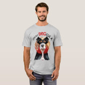 Beagle Vampire Dog Funny Halloween T-Shirt (Vorne ganz)