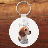BEAGLE VATER 2 SCHLÜSSELANHÄNGER (Vorderseite)