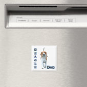 Beagle Vater 4 - Magnet (In Situ (Geschirrspüler))