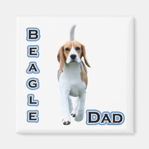 Beagle Vater 4 - Magnet