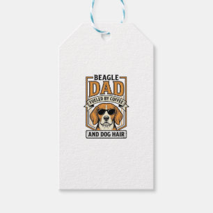 Beagle-Vater, angetrieben von Kaffee und Hundehaar Geschenkanhänger