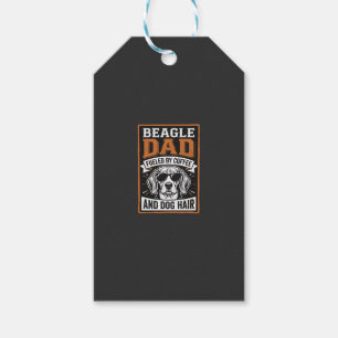Beagle-Vater angetrieben von Kaffee und Hundehaare Geschenkanhänger