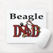 Beagle Vater Bekleidungsgeschenke Mousepad (Mit Mouse)