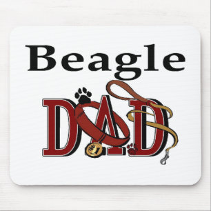 Beagle Vater Bekleidungsgeschenke Mousepad