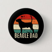 Beagle Vater Button (Vorderseite)