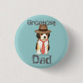 Beagle Vater Button (Vorderseite)