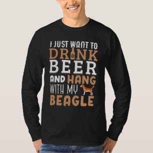 Beagle Vater Der sonnige Vater-Tag Hund Lover Gesc T-Shirt