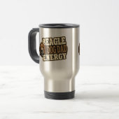 Beagle-Vater-Energie-Reisebecher Reisebecher (Vorderseite Links)