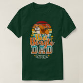 Beagle Vater Englisch Beagle Dog Daddy Pater Dog L T-Shirt (Design vorne)
