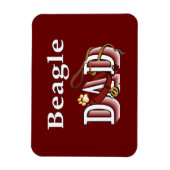 Beagle Vater Geschenke Magnet (Vertikal)