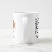 Beagle Vater Jumbo-Tasse (Rückseite)