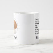 Beagle Vater Jumbo-Tasse (Vorderseite)