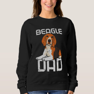 Beagle-Vater-Junge-Typ-Hund-Beagles-Welpe-Vater-Va Sweatshirt