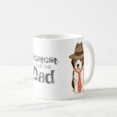 Beagle-Vater Kaffeetasse (VorderseiteRechts)